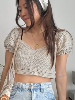 Reversible Puff Sleeve Blouse - Custom