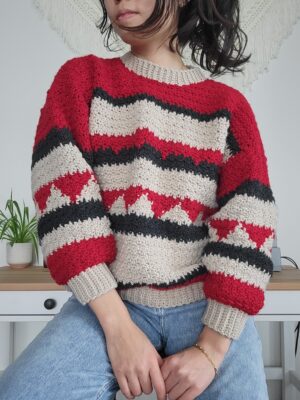 Cozy Striped Sweater (S)